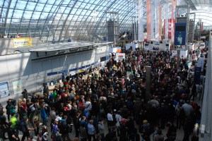 Besucherandrang am Samstag bei der Leipziger Buchmesse 2013