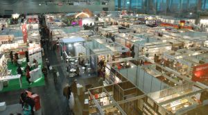 Die "Buch Wien" am ersten Messetag.