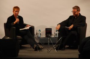 Eva Rossmann und Ö1-Moderator Wolfgang Popp.